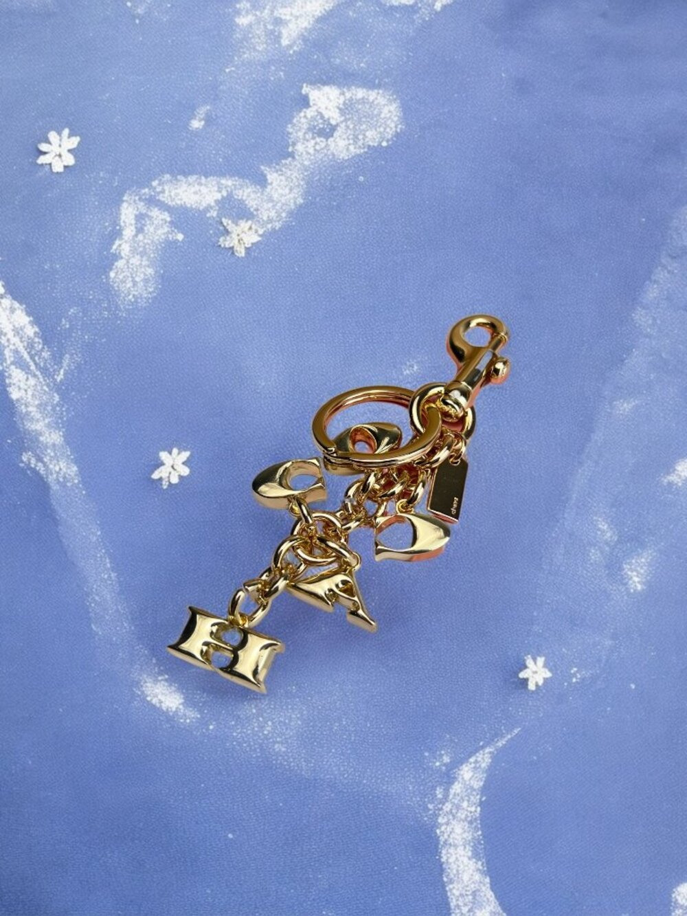 🌸Coach Multicolor Key Holder with Gold Accents - Picture 3 of 8